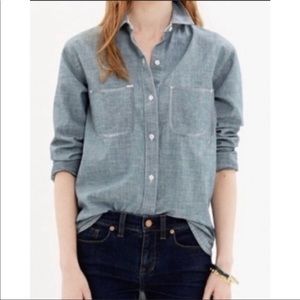 Madewell The Perfect Chambray Shirt XS